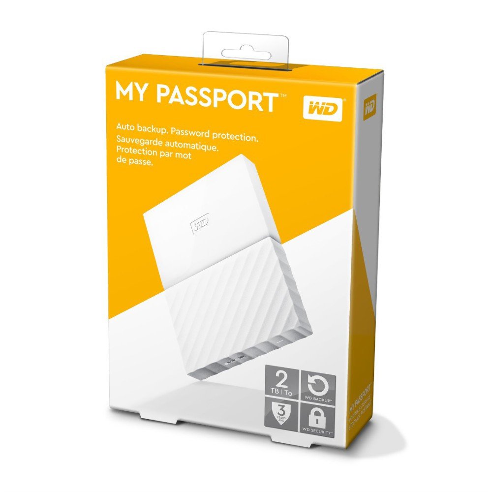 Amazon.co.jp: WD 2TB White My Passport Portable Storage External